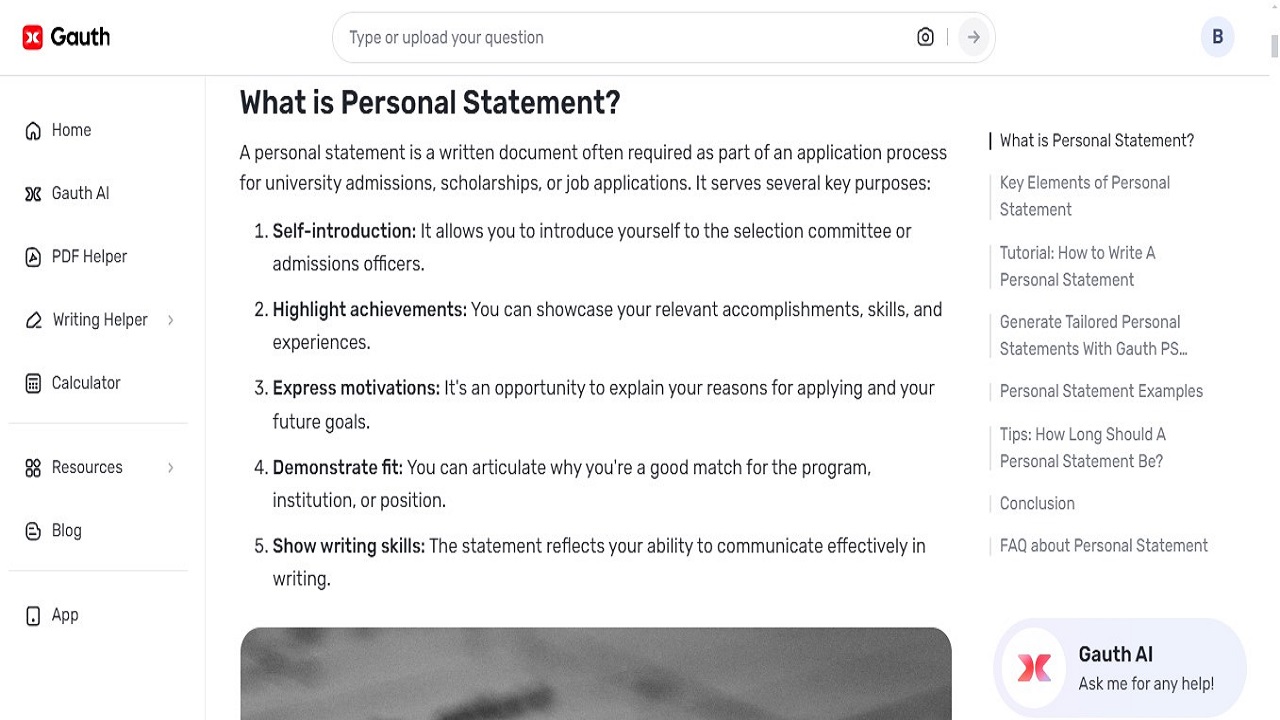 Gauth Offers Useful Tips for Admissions Officers on Evaluating Personal Statements